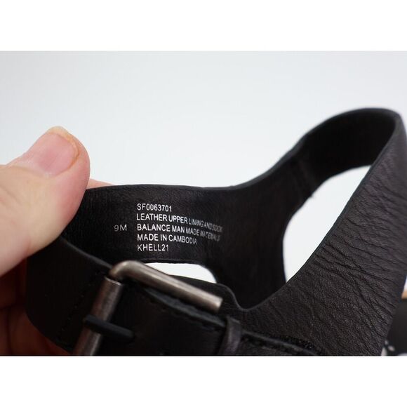 Sofft Garin Sandals Womens Size 9M Black Croc Leather Wedge Slingback - Picture 11 of 13